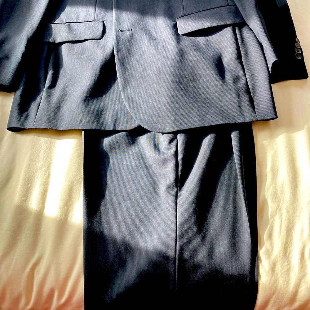 Slates Navy Blue Wool suit - excellent condition
